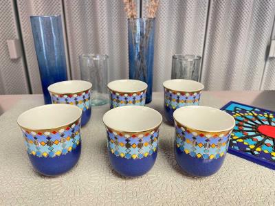 Sursock Vitrail Large Coffee Cup-Set of 6 